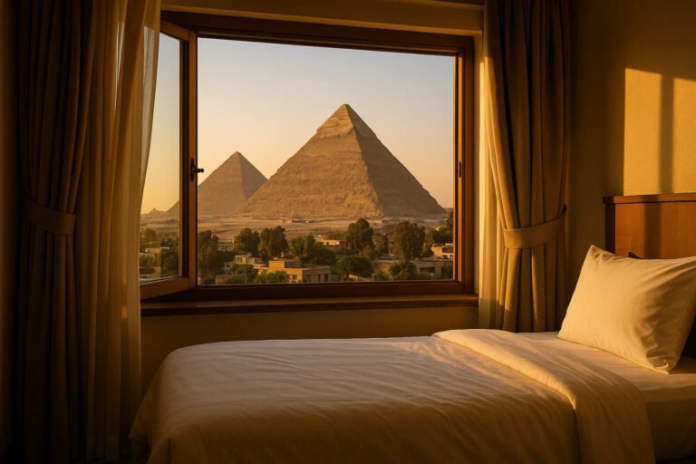 vistas piramides ventanas