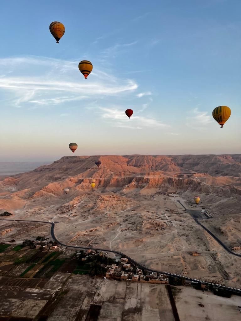 Hot air balloon at Luxor